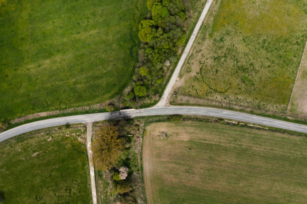istock agriculture land drone view 1439205404