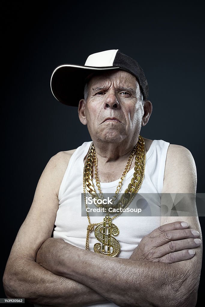 Old School abuelo - Foto de stock de Rap - Estilo de música libre de derechos