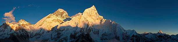 istock Mt Everest golden sunset panorama Himalayan mountain peaks Nepal 143921371