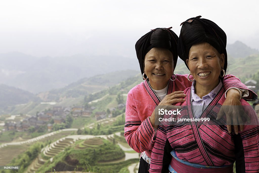 Tribu des Yaos femmes - Photo de Asie libre de droits