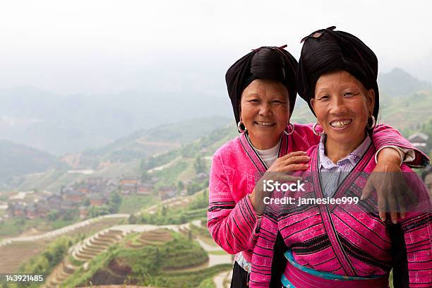 Tribù Yao Donna - Fotografie stock e altre immagini di Asia - Asia, Donne, Adulto