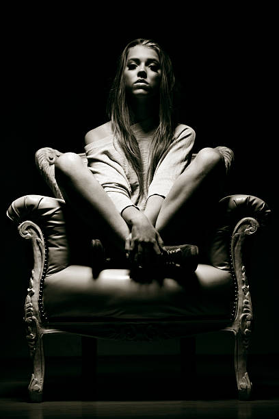 istock Woman in armchair 143921583