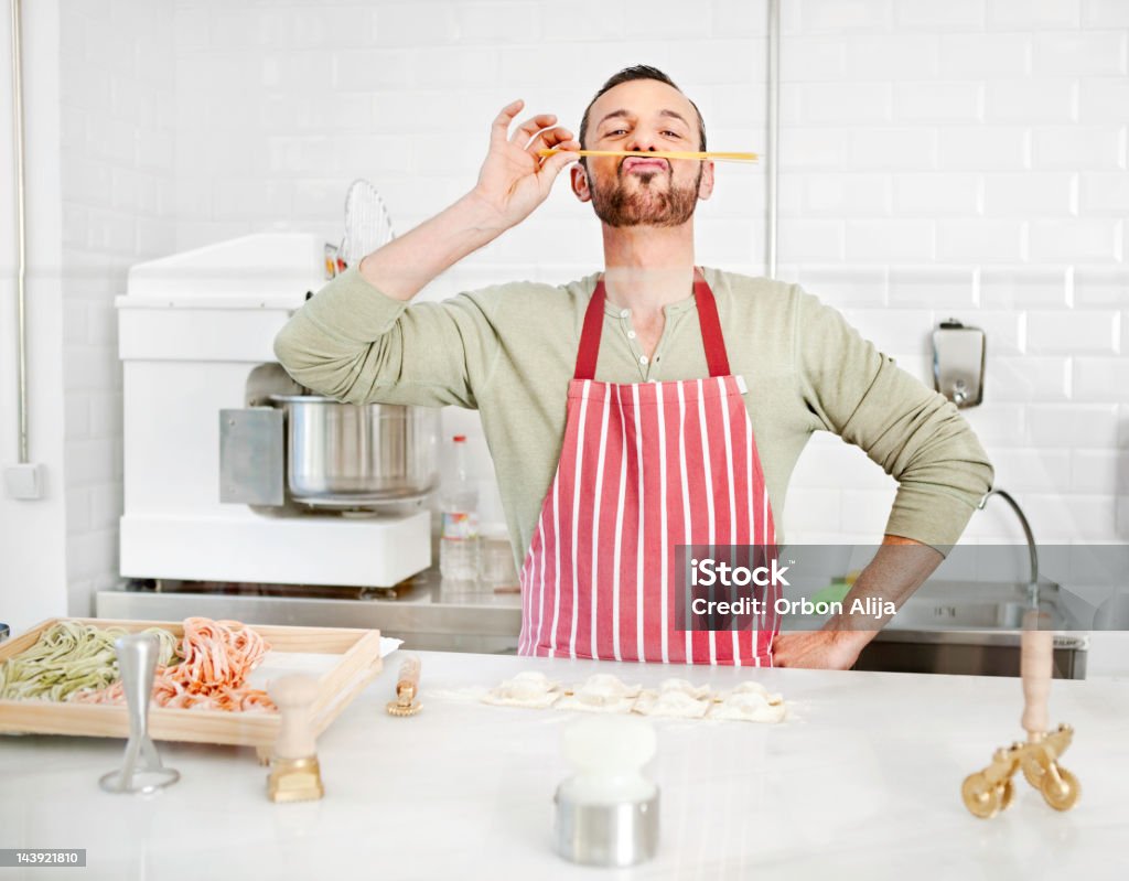 Chef Italiano - Royalty-free Chefe de Cozinha Foto de stock