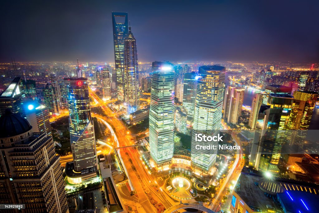 Gratte-ciel de Shanghai - Photo de Affaires libre de droits