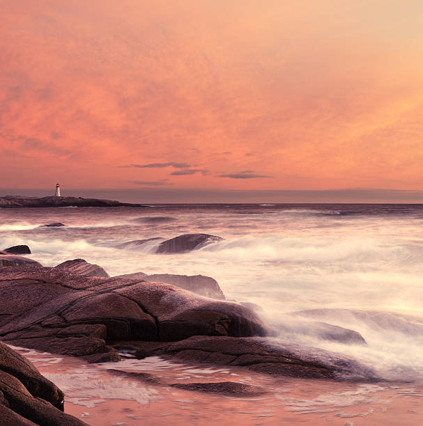 Free Stock Photo of Calm coastal view with a distant lighthouse ...