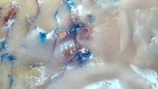 istock Colored sand close up picture. Colorful sand background. 1439220660