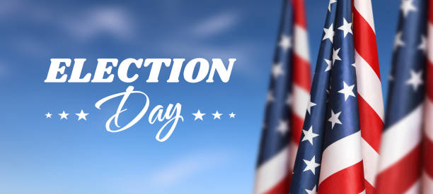 istock I voted. Election day. USA flag. 1439222772