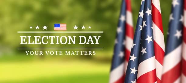 istock I voted. Election day. USA flag. 1439222792