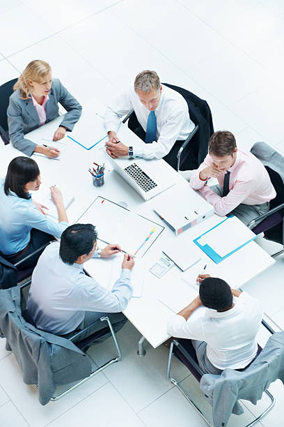 istock Constructive meeting to build a better company 143922382