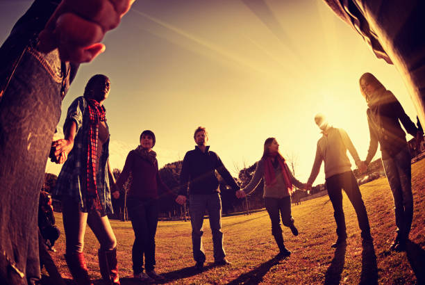 istock Together for a common idea - enjoy outdoors 143922508