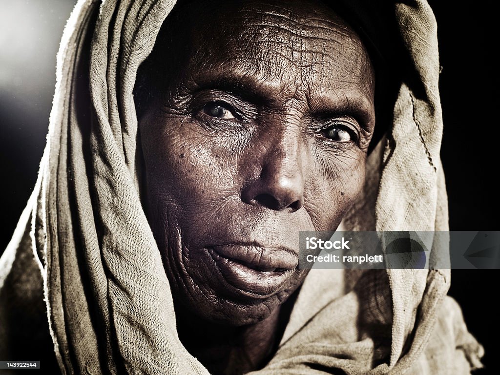 Retrato de uma mulher africana - Royalty-free Etiópia Foto de stock