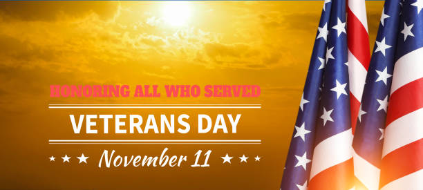 istock Veterans Day . USA celebration. National flag. 1439225813
