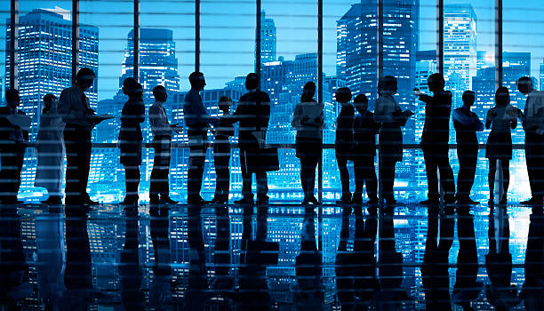istock Multi-ethnic business colleagues working in a NY office 143922645
