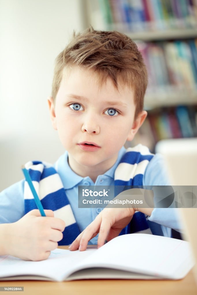 Bella studente - Foto stock royalty-free di 8-9 anni