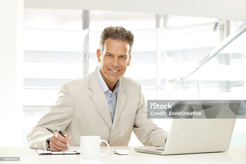 Business-Mann bei der Arbeit - Lizenzfrei Accessoires Stock-Foto