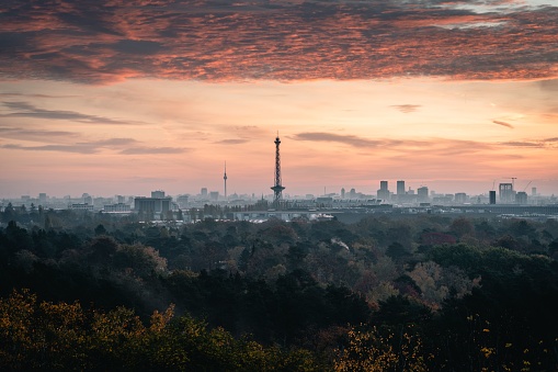 A scenic view from Grunewald hill, Berlin, Germany