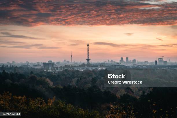 Scenic View From Grunewald Hill Berlin Germany Stock Photo - Download Image Now - Berlin, Grunewald - Berlin, Urban Skyline