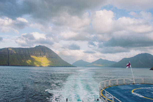 istock Faroe Islands, small islands and Peninsulas in the Atlantic Ocean 1439233295