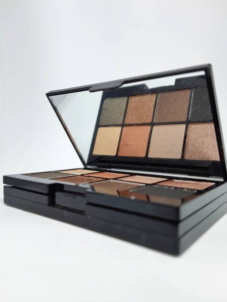 istock Isolated photo from the Eyeshadow palette on a white background. 1439242456