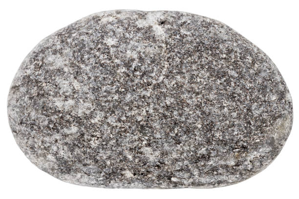 istock Top view of single gray pebble 1439243604