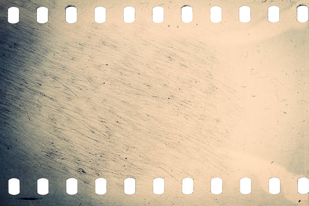 istock Dusty and grungy 35mm film texture or surface 1439244143