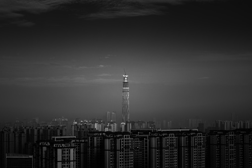 Black and white Chengdu