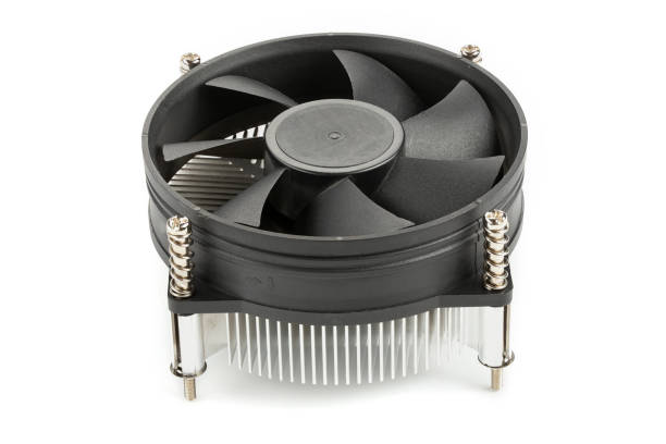 istock omputer components, fan. Cpu cooler, heat sink with on isolated white background. 1439244253