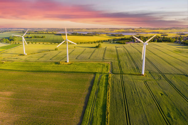 istock Wind Turbines At Sunset - Green Energy, Denmark 1439249916