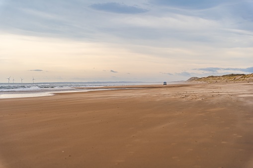 A minimalistic shot of the Newburgh beach