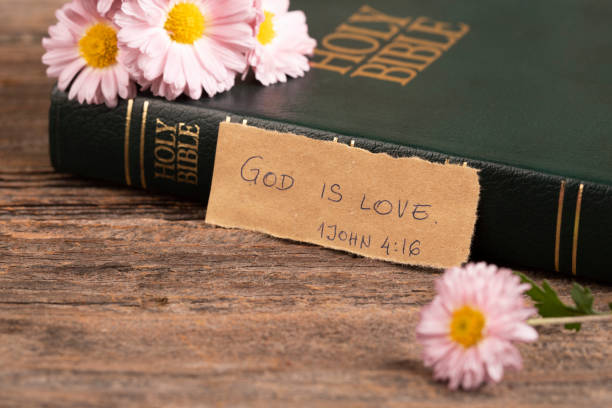 istock Handwritten Bible quote 1439259547