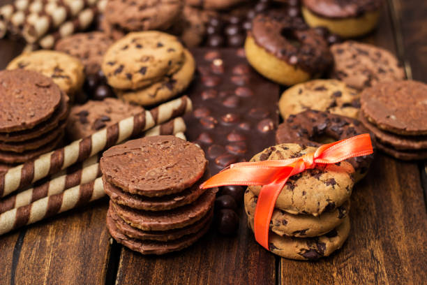 istock Variation of chocolate and biscuits for Holiday 1439260030