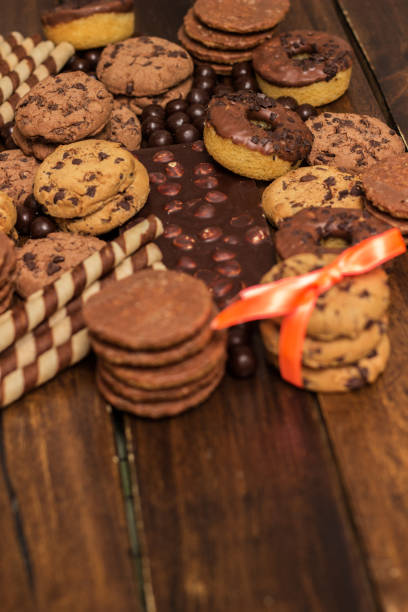 istock Variation of chocolate and biscuits for Holiday 1439260053