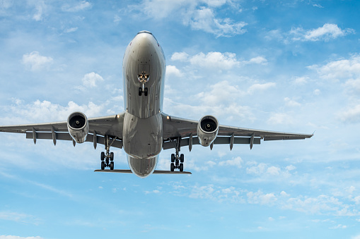 take off of an modern airliner