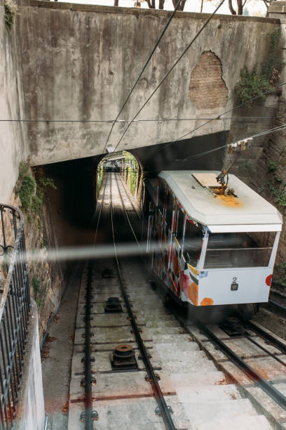 istock Bergamo from funicular stock photo 1439265725