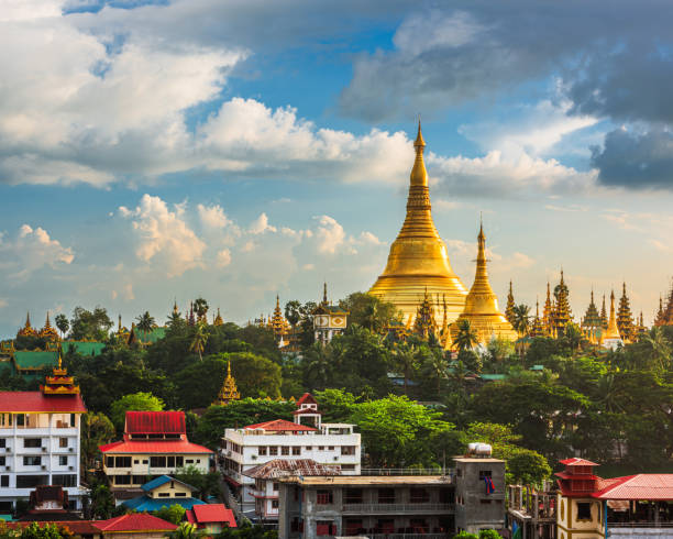 istock Pagodas of Yangon, Myanmar 1439277888