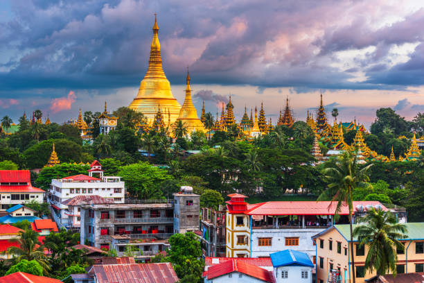 istock Pagodas of Yangon, Myanmar 1439278535