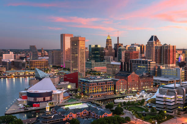 istock Baltimore, Maryland, USA Skyline on the Inner Harbor 1439278821