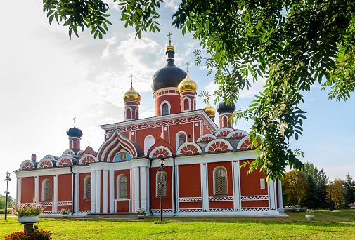 Cathedral of the Resurrection of Christ (1692-1696), an orthodox church in Staraya Russa, Russia