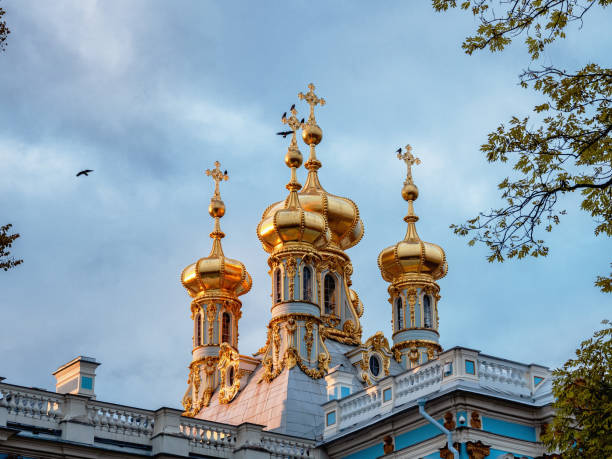istock Catherine Park (Tsarskoye Selo). Catherine Palace, Palace Church. 1439283547