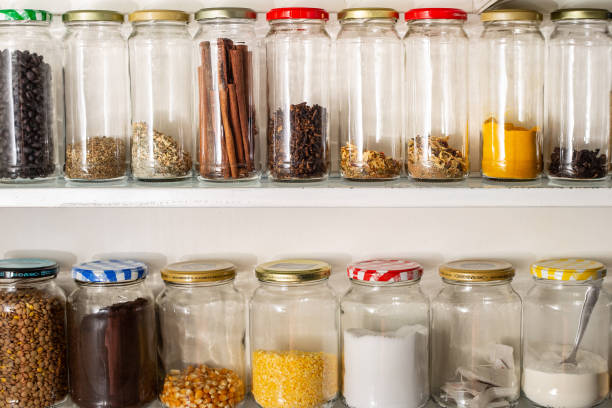 istock Reuse of glass packaging. 1439292001