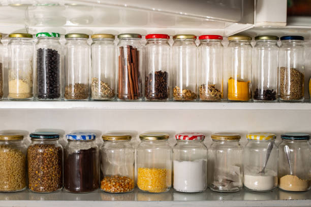 istock Reuse of glass packaging. 1439292020