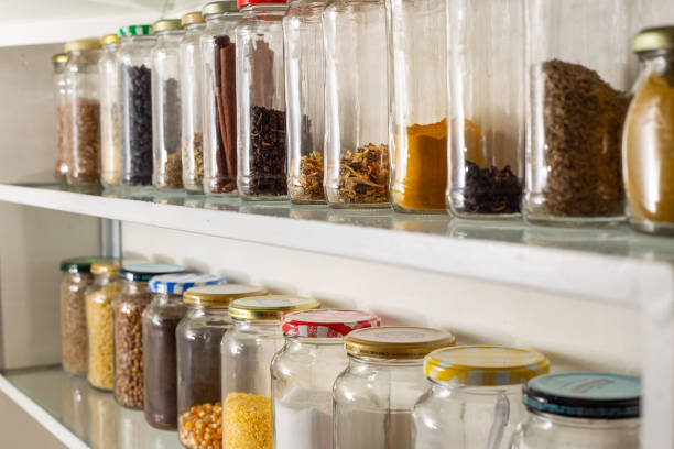 istock Reuse of glass packaging. 1439292032