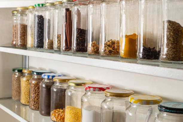 istock Reuse of glass packaging. 1439292045