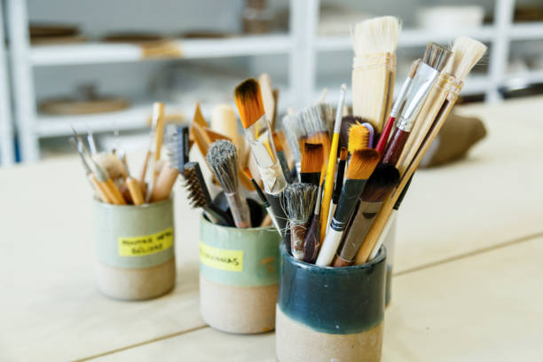 istock Spatulas for molding ceramics 1439308813