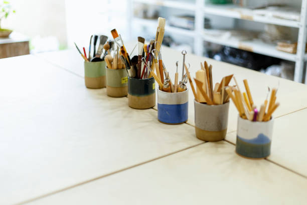 istock Spatulas for molding ceramics 1439311081