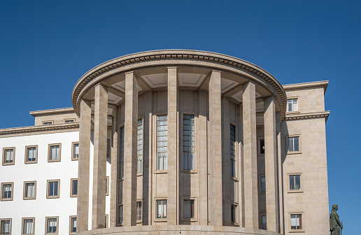 Porto, Portugal - Feb 5, 2020: Court of Appeals of Porto (Tribunal da Relacao do Porto) - Porto, Portugal