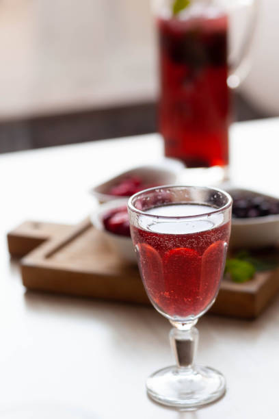 istock fresh berry lemonade restaurant served 1439318763