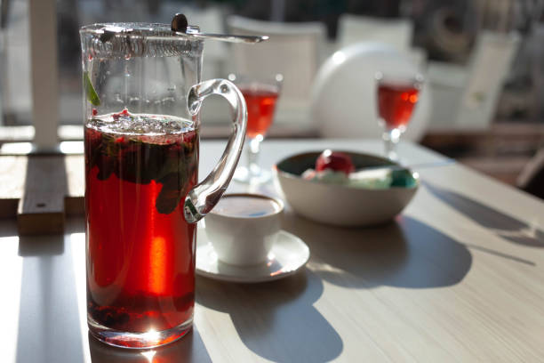 istock fresh berry lemonade restaurant served 1439318833