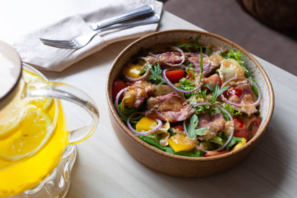istock meat and vegetables restaurant served 1439318943