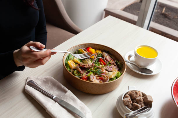 istock meat and vegetables restaurant served 1439318969
